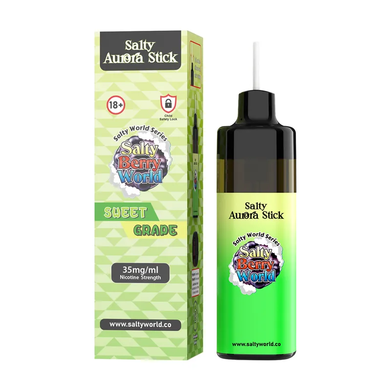 sweet grape salty aurora stick disposable vape