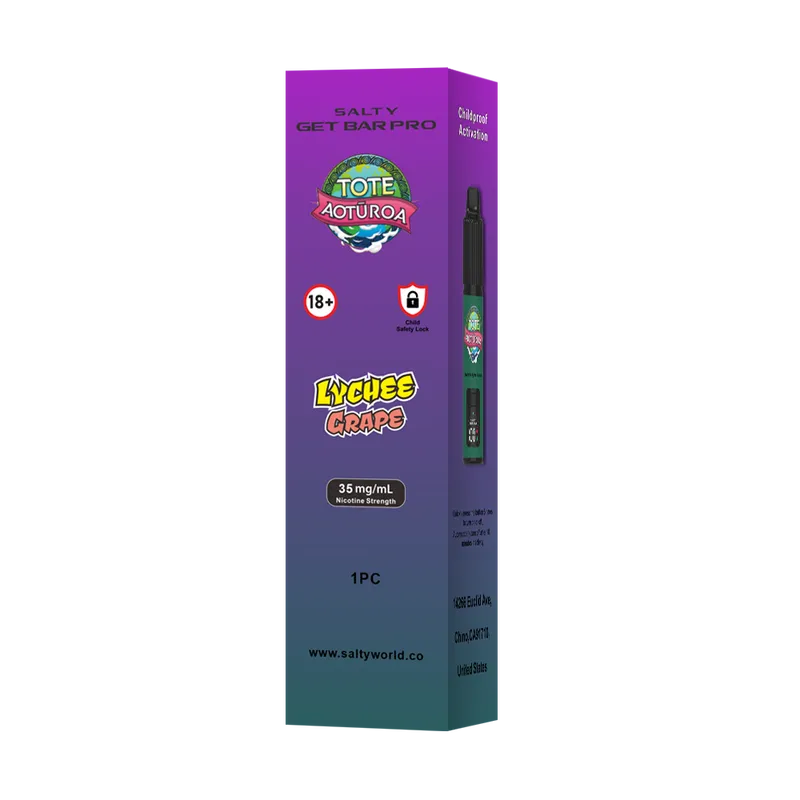 lychee grape salty get bar pro disposable vape