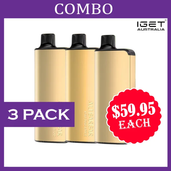 alibarbar ingot – 3 pack 9000 puffs