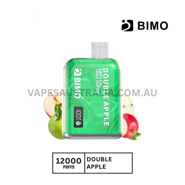 bimo crystal 12000 puffs double apple