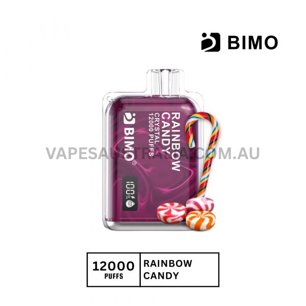 bimo crystal 12000 puffs rainbow candy