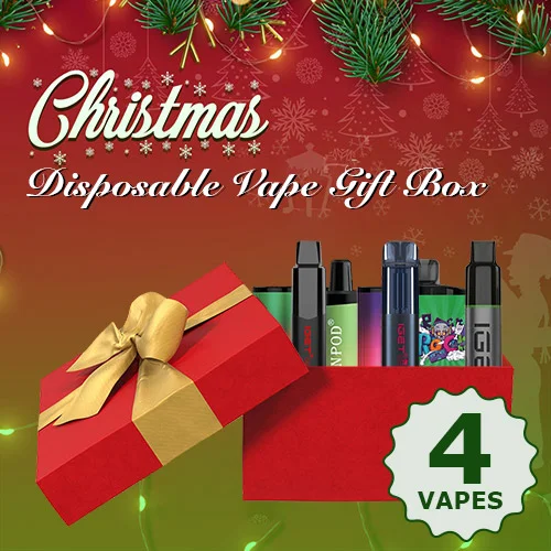4x disposable vape christmas gift box