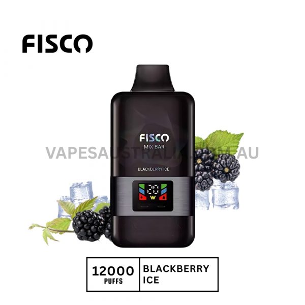 fisco mix bar 12000 puffs blackberry ice