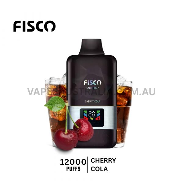 fisco mix bar 12000 puffs cherry cola