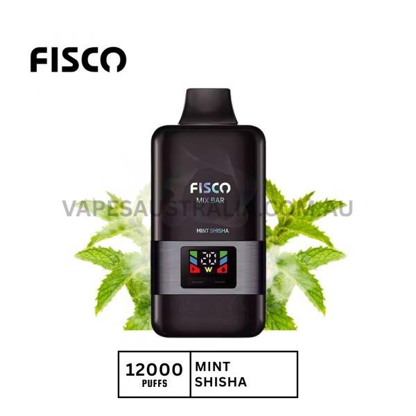 fisco mix bar 12000 puffs mint shisha