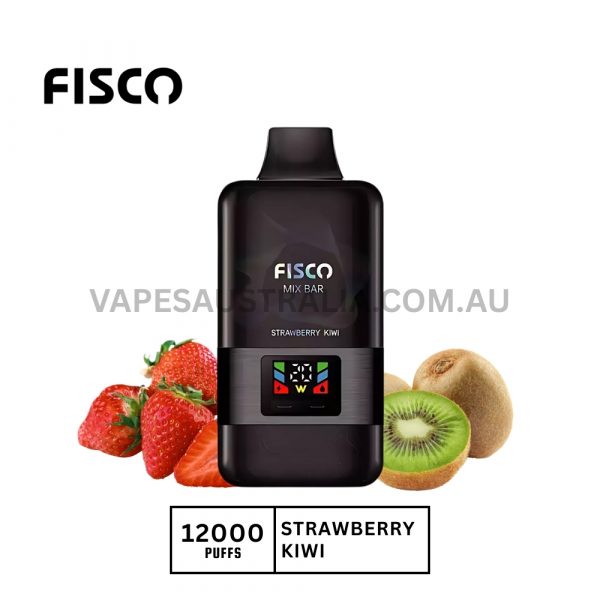 fisco mix bar 12000 puffs strawberry kiwi