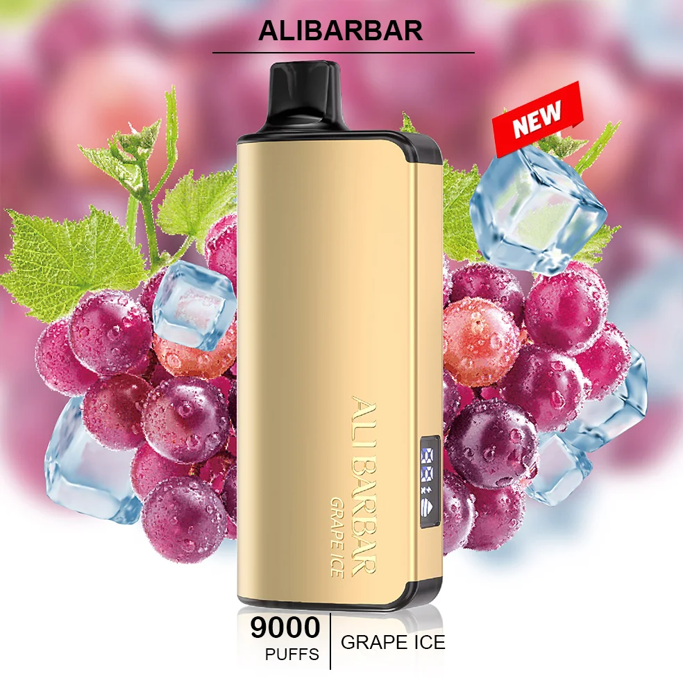 alibarbar ingot – grape ice – 9000 puffs