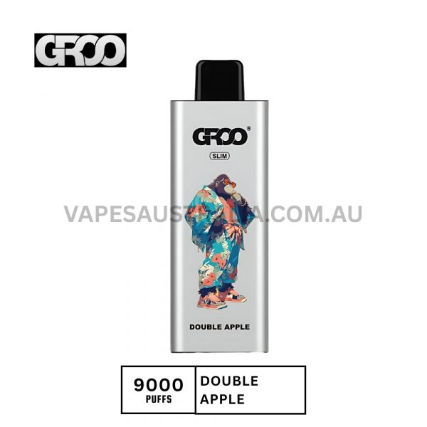 groo slim 9000 puffs double apple