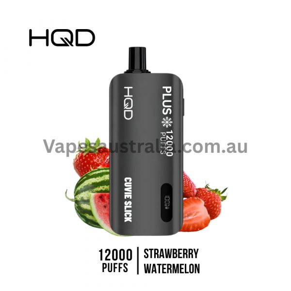 hqd cuvie slick plus 12000 puffs strawberry watermelon