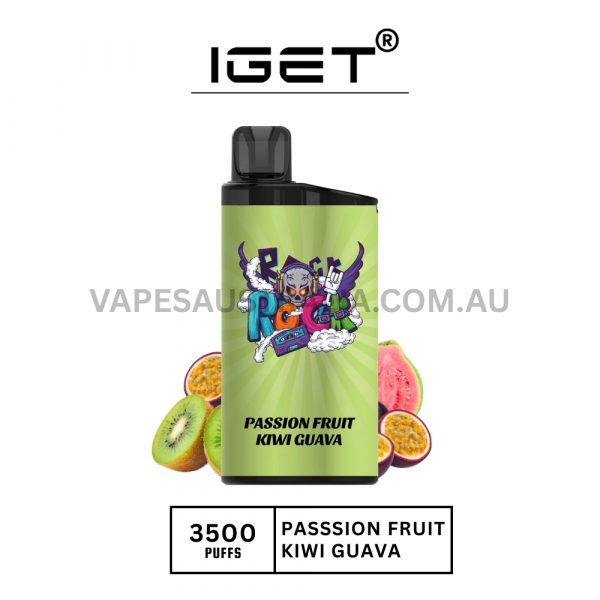 iget bar 3500 puffs passion fruit kiwi guava
