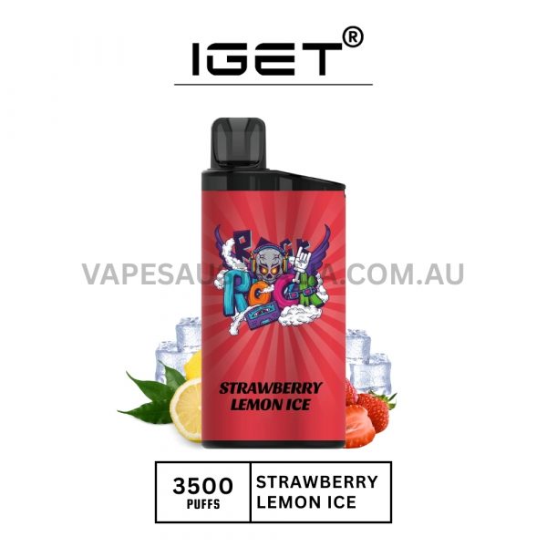 iget bar 3500 puffs strawberry lemon ice