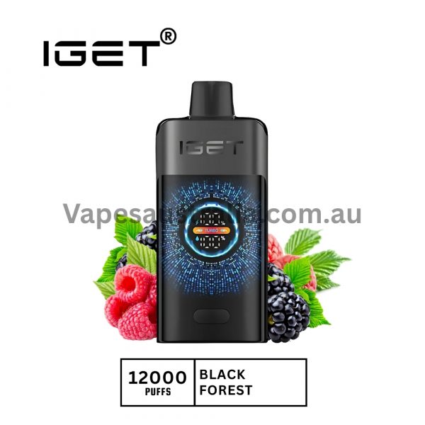 iget one 12000 puffs black forest