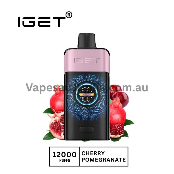 iget one 12000 puffs cherry pomegranate