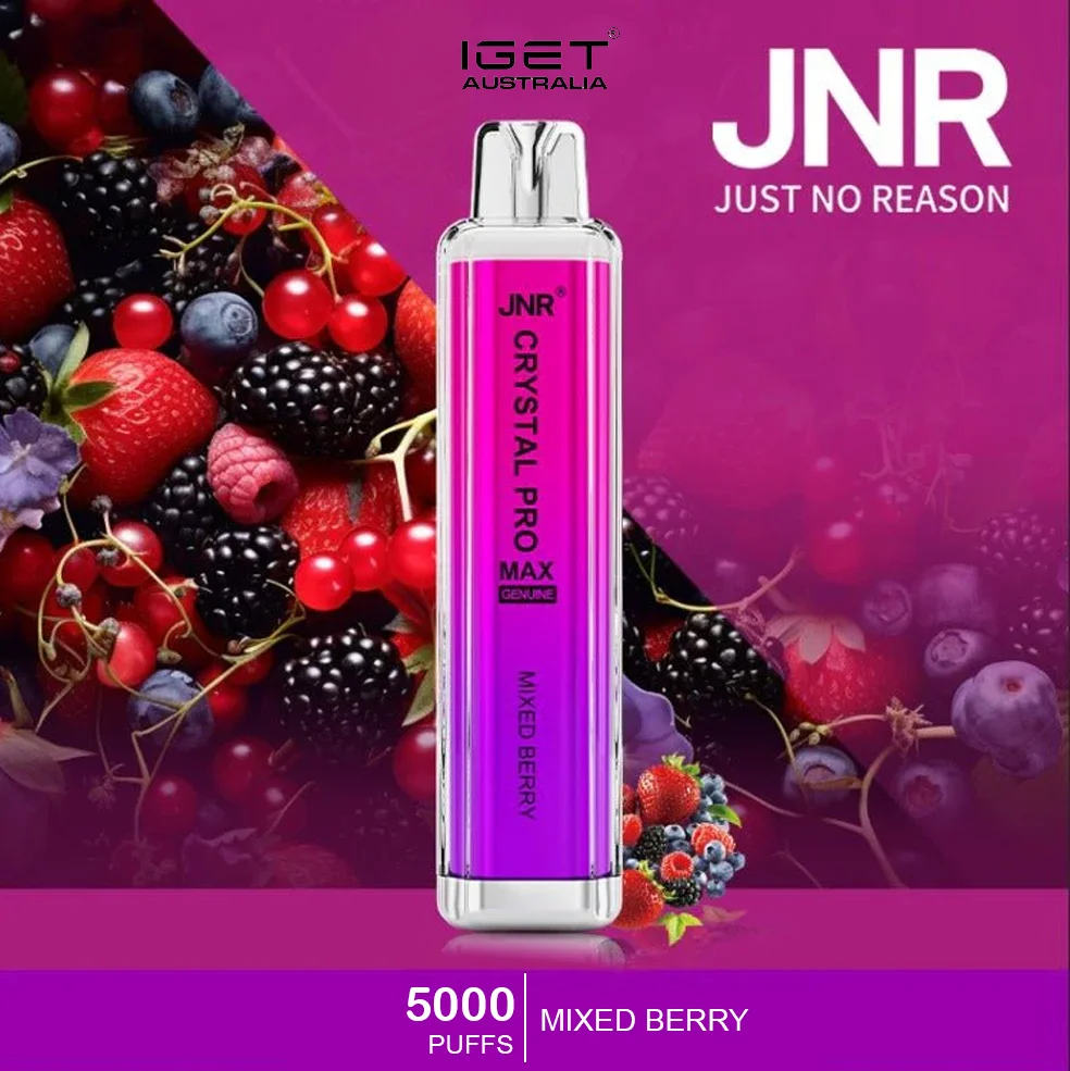 jnr crystal pro max – mixed berry 5000 puffs