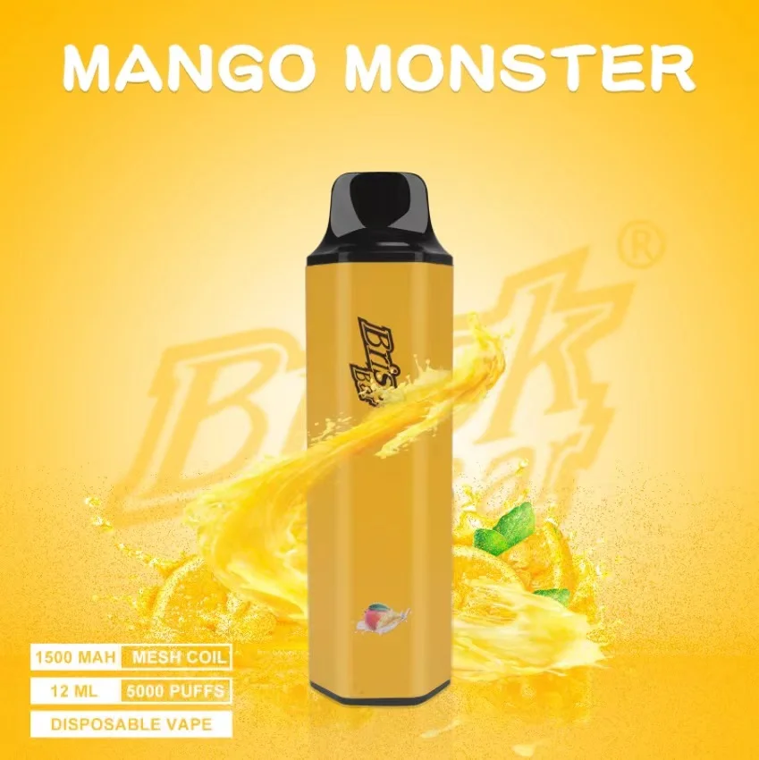 brisk bar mango monster – 5000 puffs