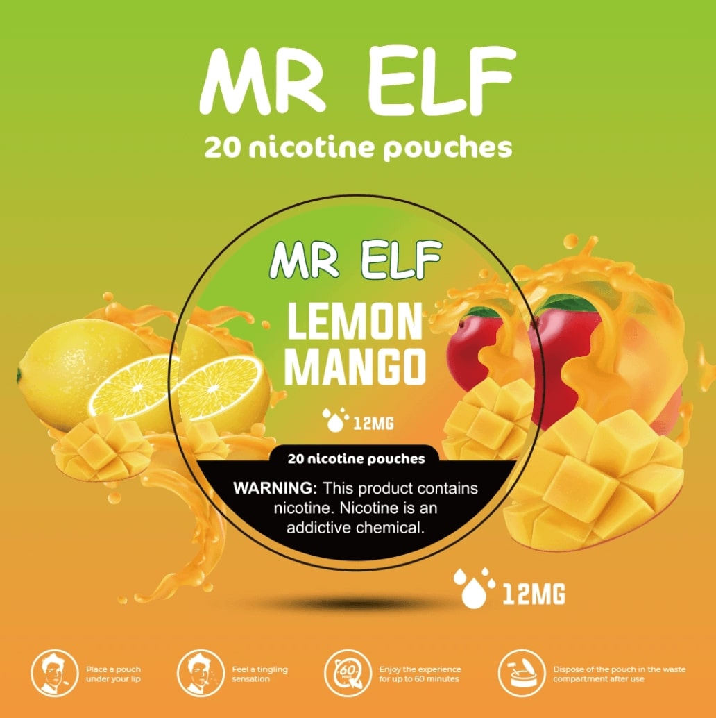 mr elf snus nicotine pouch 12mg