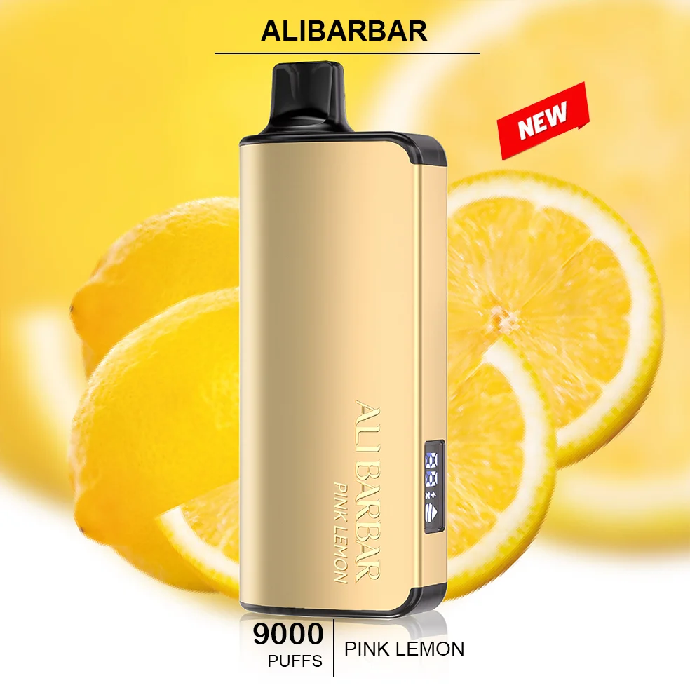 alibarbar ingot – pink lemon – 9000 puffs