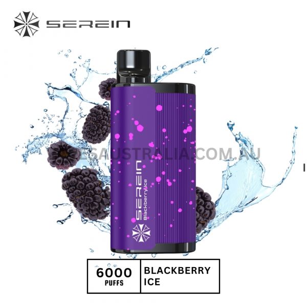 serein hunter 6000 puffs blackberry ice