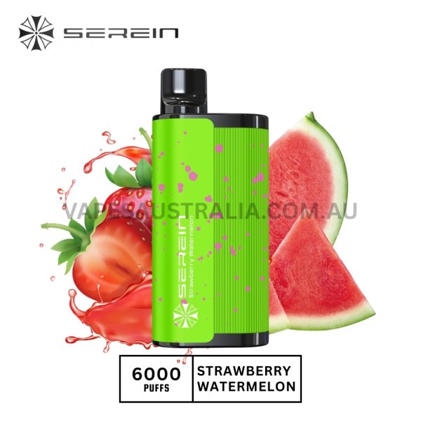 serein hunter 6000 puffs strawberry watermelon