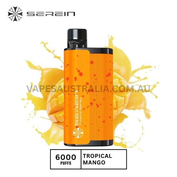serein hunter 6000 puffs tropical mango