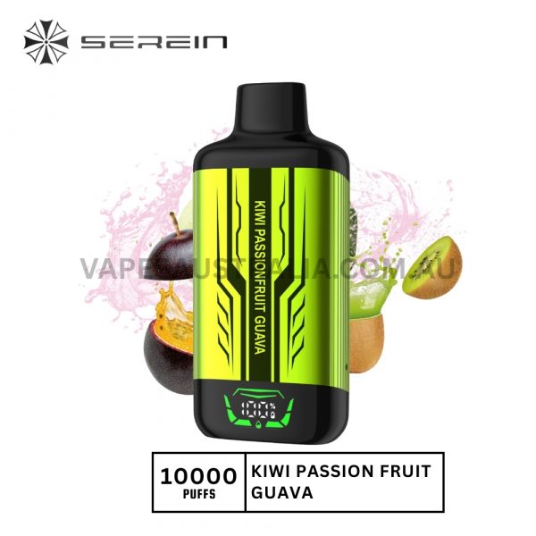 serein mechpro 10000 puffs kiwi passion fruit guava