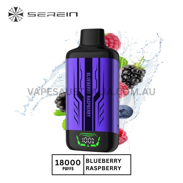 serein mechpro 18000 puffs blueberry raspberry