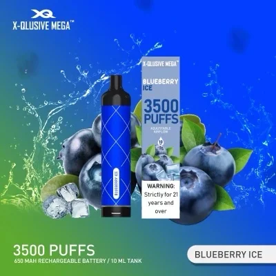 x qlusive mega blueberry ice – 3500 puffs