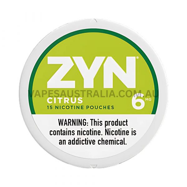 zyn nicotine pouches mini citrus