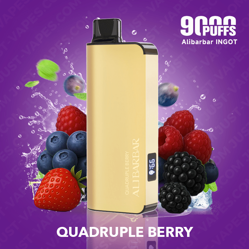 Home quadruple berry – alibarbar ingot – 9000 puffs