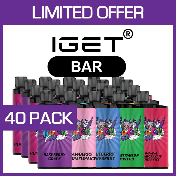 iget bar – 3500 puffs – 40 pack