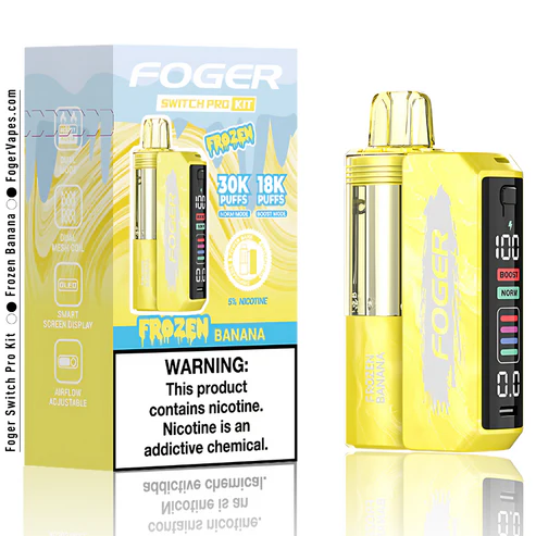 frozen banana – foger switch pro kit 30k puffs