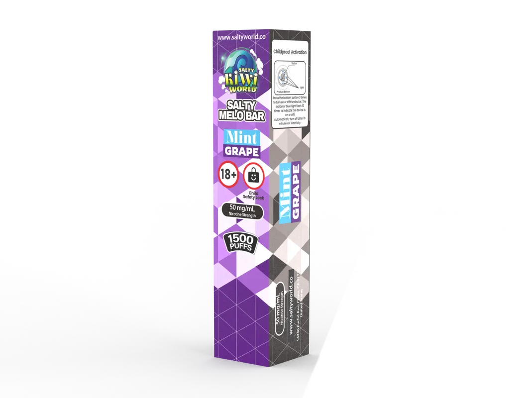 mint grape salty melo bar disposable vape mint grape salty melo bar disposable vape