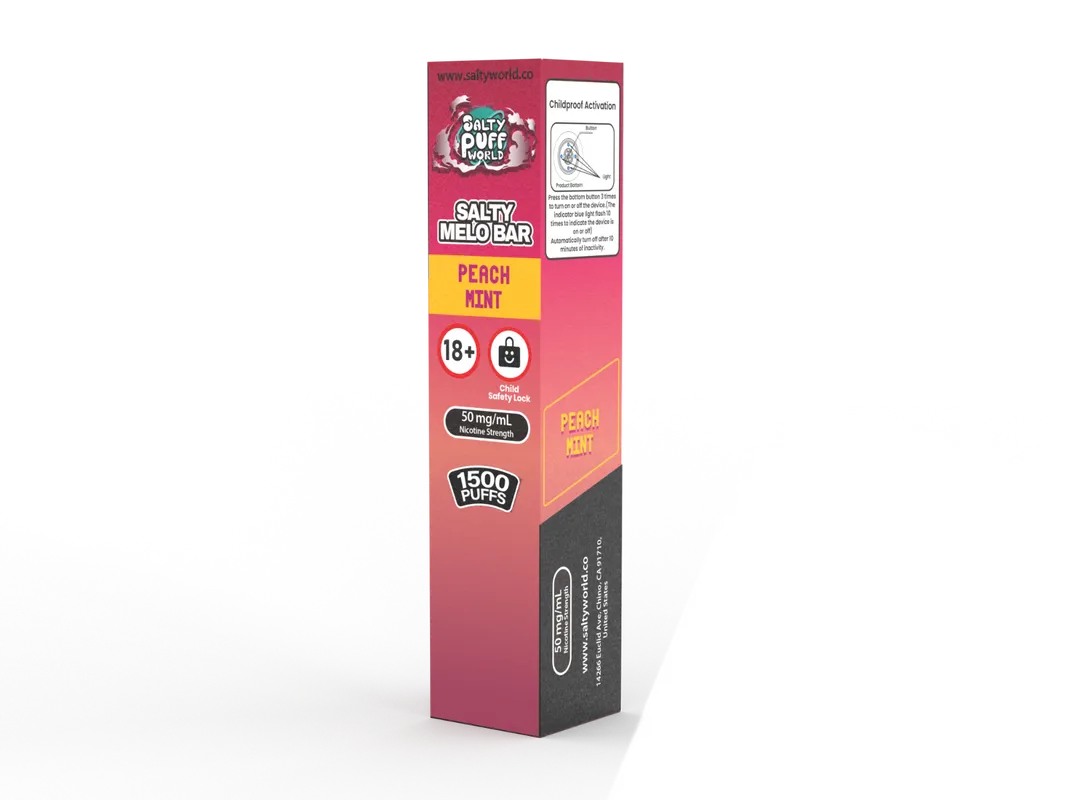 peach mint salty melo bar disposable vape peach mint salty melo bar disposable vape