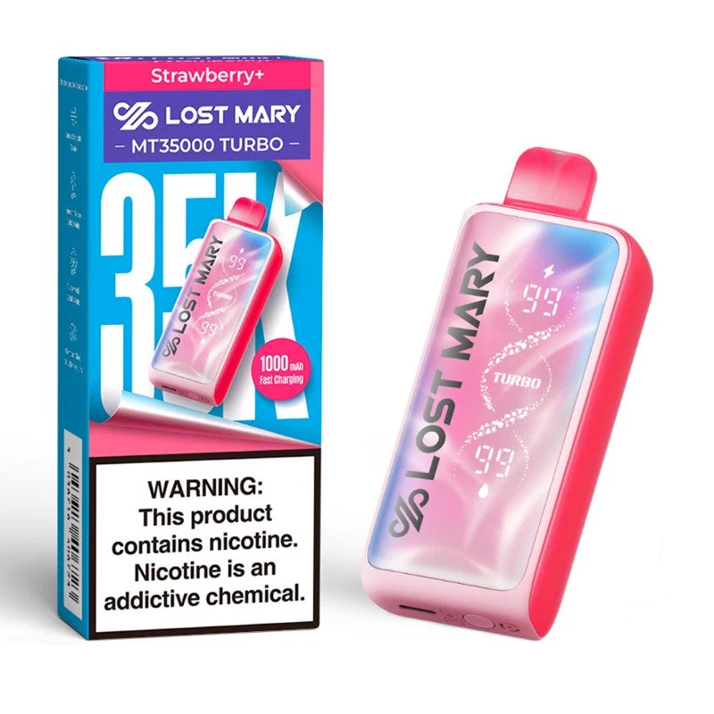 strawberry+ lost mary mt35000 turbo vape