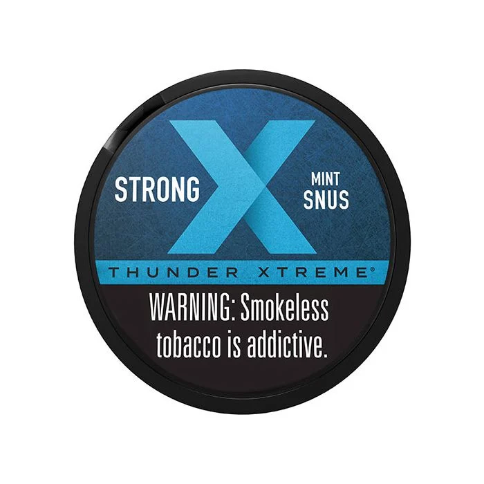 thunder xtreme mint strong 85oz portion snus