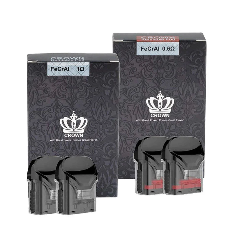 uwell – crown refillable pod cartridge 3ml (2pcs/pack)