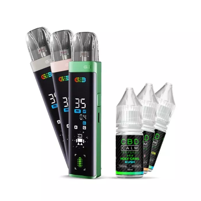 cbd terpenes with uwell caliburn g3 pro vape pack