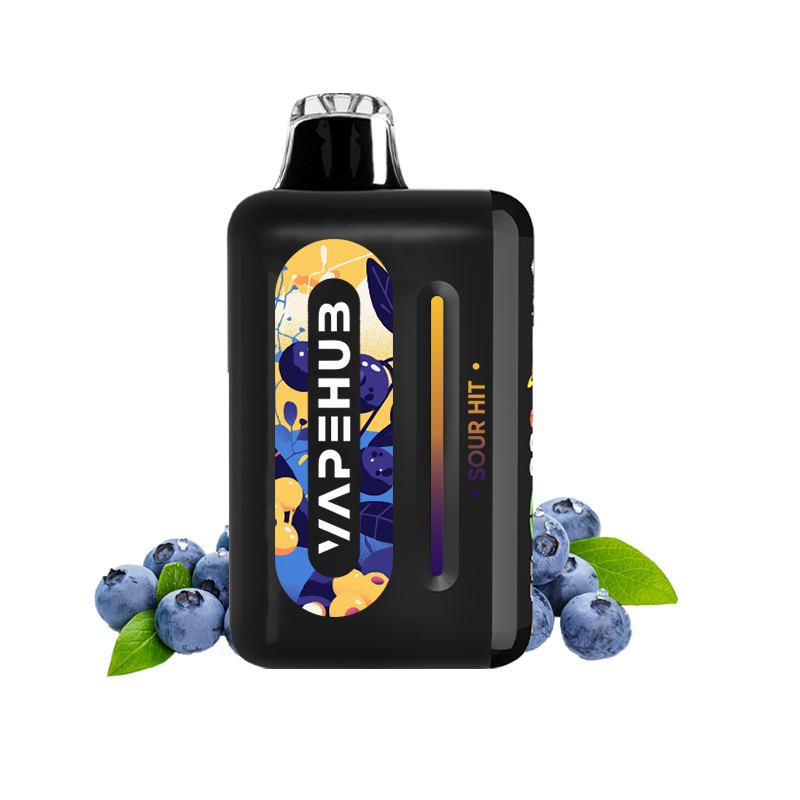 sour blueberry dust – vapehub ultra 20000