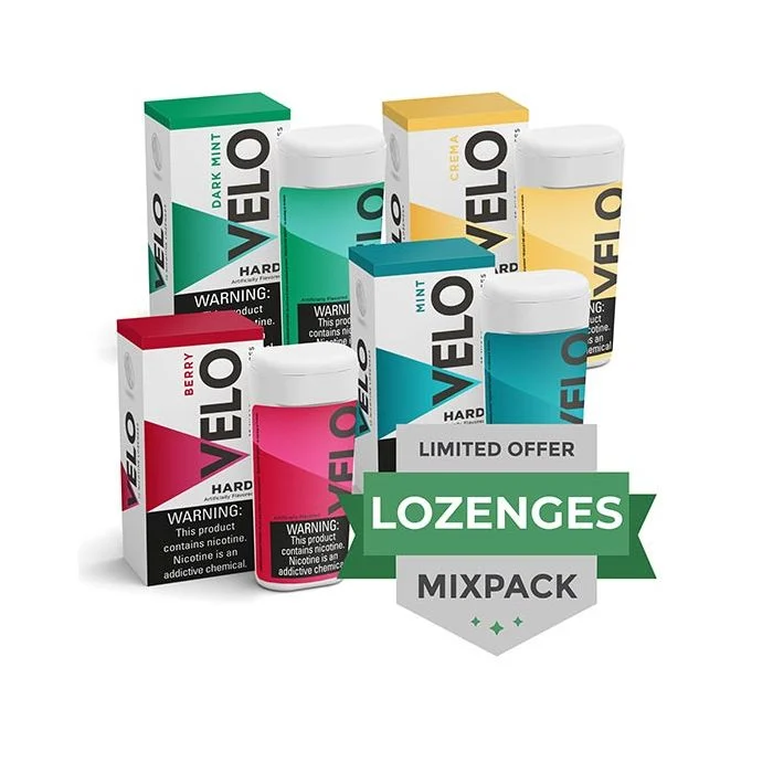 velo strong nicotine lozenges mixpack